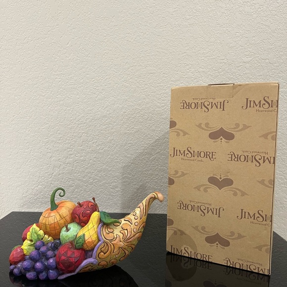 Jim Shore Heartwood Creek HORN OF PLENTY Harvest Cornucopia Figurine - Picture 3 of 11